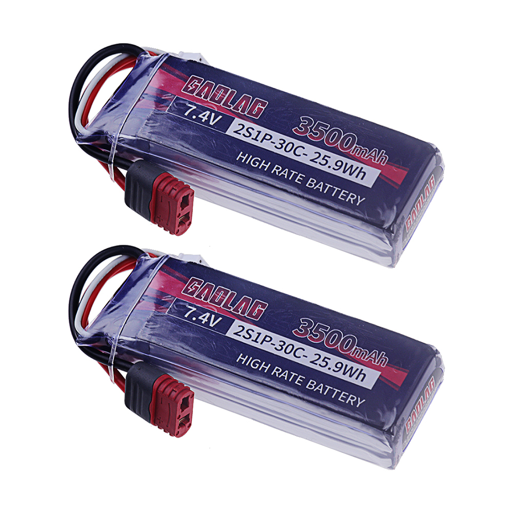 2S 3500mAh 7.4V 30C 2S1P High Capacity Lipo Battery With Deans T Connector For MJX Hyper Go 14301 14302 14303 14304 14209 14210 14211