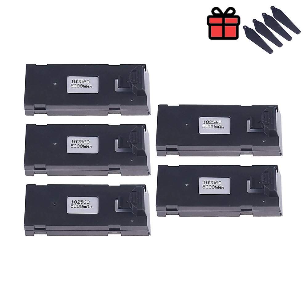 Original E88 Battery 3.7V 5000mAh Li-po Battery For RC Drone E88 E88PRO E525 E99 P1 K3 P10 A13 S98 RC Quadcopter Parts Battery