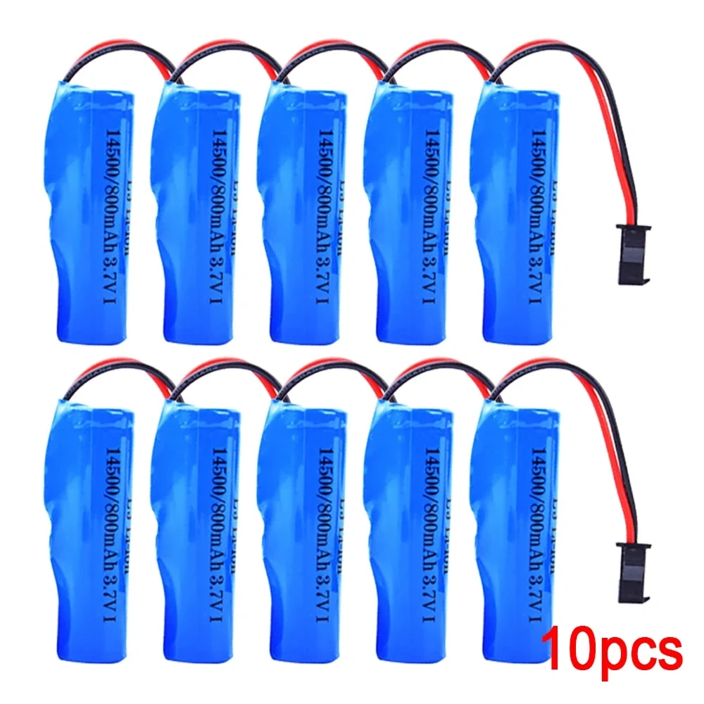 C2 D828 RC Stunt Dump Car Battery 14500 3.7v 800mah Li-ion Battery for DE35 DE38 DE40 DE50 Double-Sided Tumbling Stunt RC Car