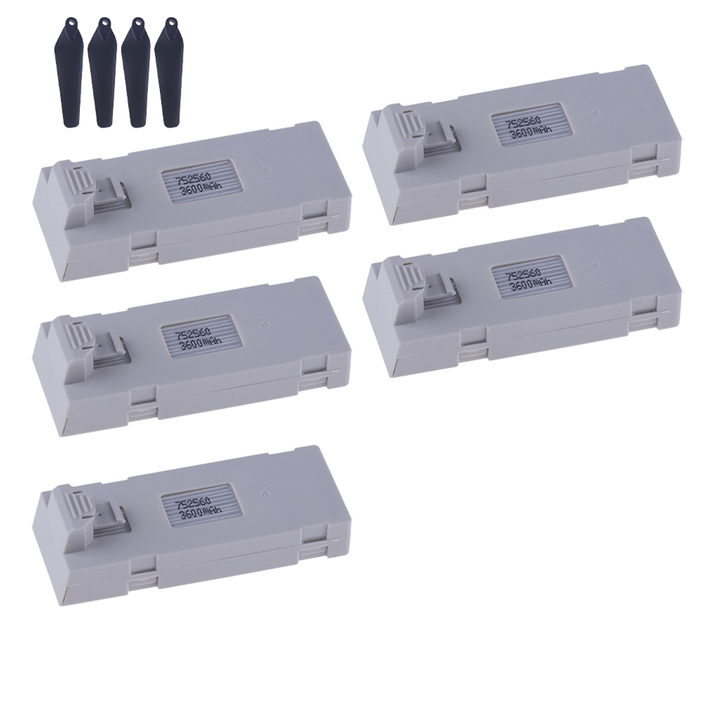 2/3/4/5Pcs 3.7V 3600mAh RC Drone Battery Accessory For E88 E88PRO P1 K3 P10 A13 S98 E99 E525 PRO Mini Drone Battery Rc Part