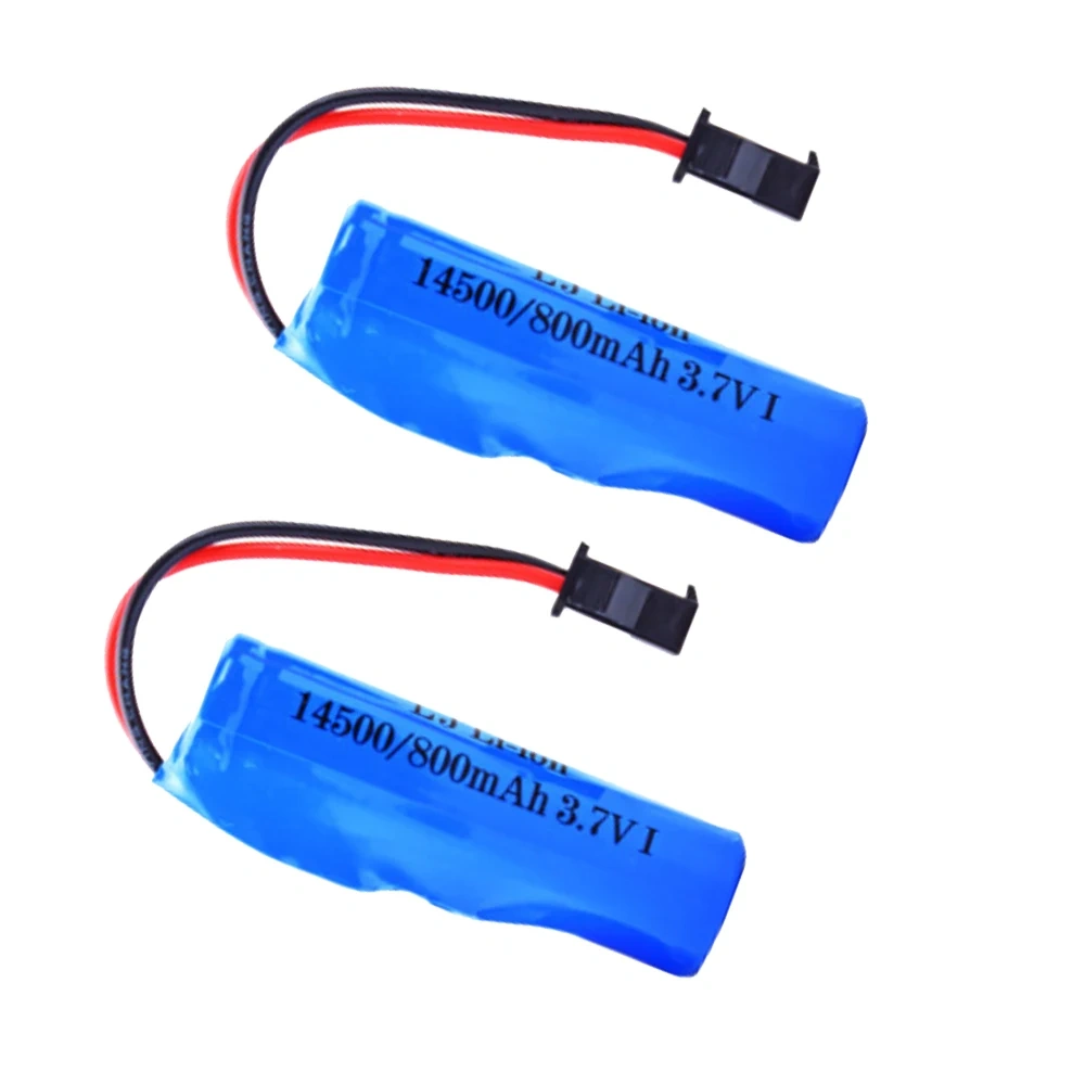 For C2 D828 3.7V 800mAh 14500 rechargeable Battery For RC Stunt Dump Car RC toys car Tank Truck Train Motorcycles Toys Battery