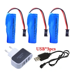 3Battery 3USB 1EU