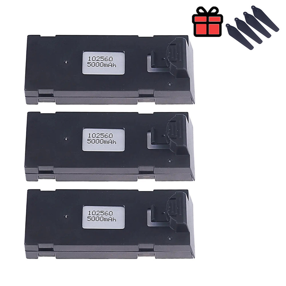 Original E88 Battery 3.7V 5000mAh Li-po Battery For RC Drone E88 E88PRO E525 E99 P1 K3 P10 A13 S98 RC Quadcopter Parts Battery