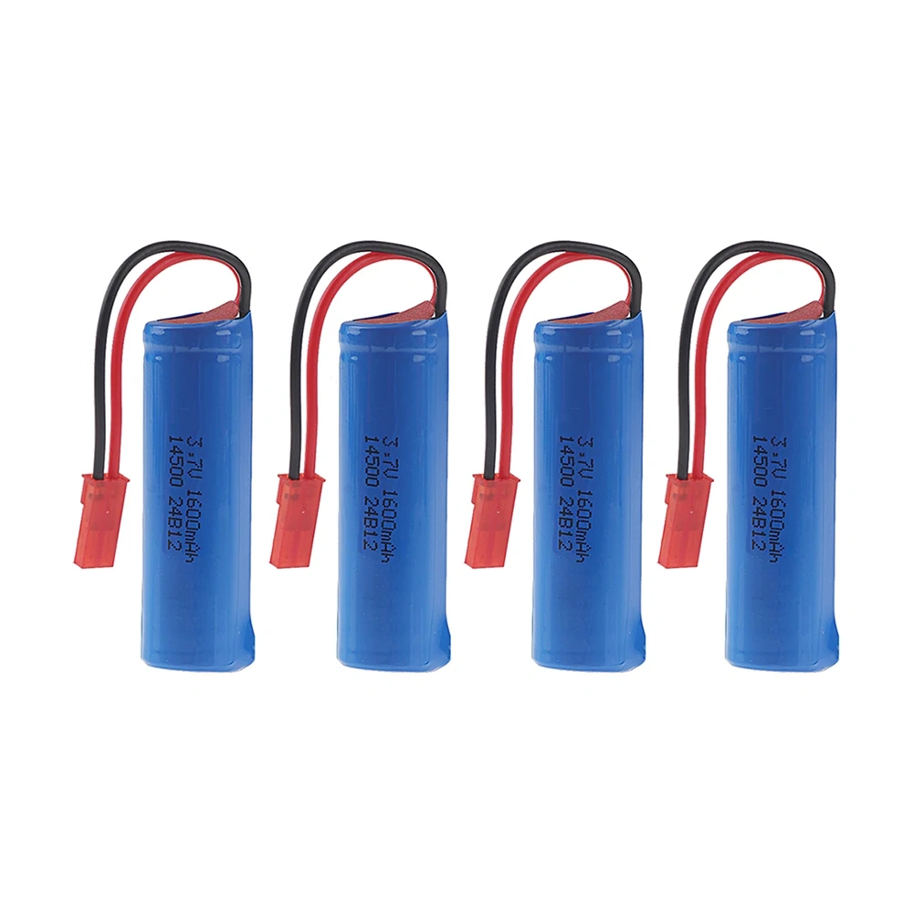 1S 3.7V 1600mAh Li-ion Battery 14500 Battery For R/C Stunt Dump Car/R/C Twist- Desert Cars R/C Climbing cars RC boats parts