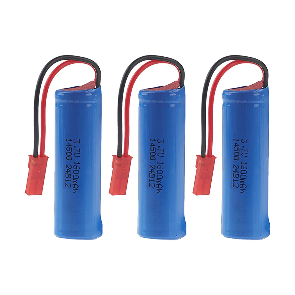 1S 3.7V 1600mAh Li-ion Battery 14500 Battery For R/C Stunt Dump Car/R/C Twist- Desert Cars R/C Climbing cars RC boats parts
