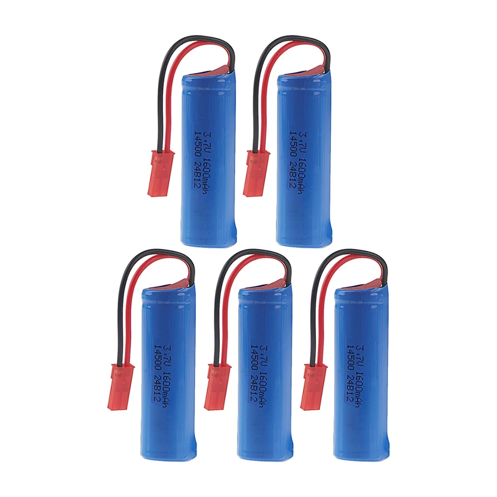 1S 3.7V 1600mAh Li-ion Battery 14500 Battery For R/C Stunt Dump Car/R/C Twist- Desert Cars R/C Climbing cars RC boats parts