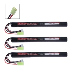 3Pcs Battery 18650 11.1V
