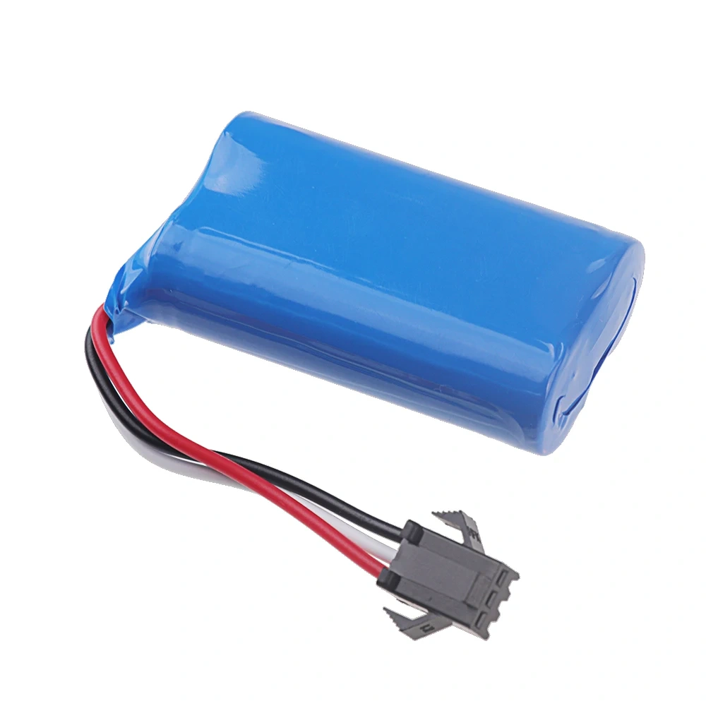 14500 7.4V 1600mAh Li-ion Battery SM-3P Plug For Remote Control water bullet gun Toys RC Parts 2S 7.4V Battery and USB Charger