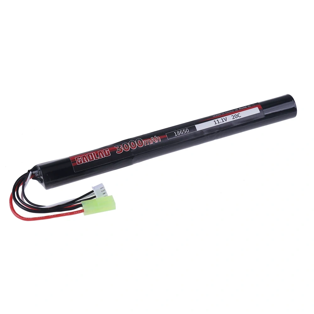 11.1V 3000MAH 18650 20C 3S Battery for AKKU Mini Airsoft Gun Battery With Small Tamiya Plug 3S Water Gun RC Model Toys battery