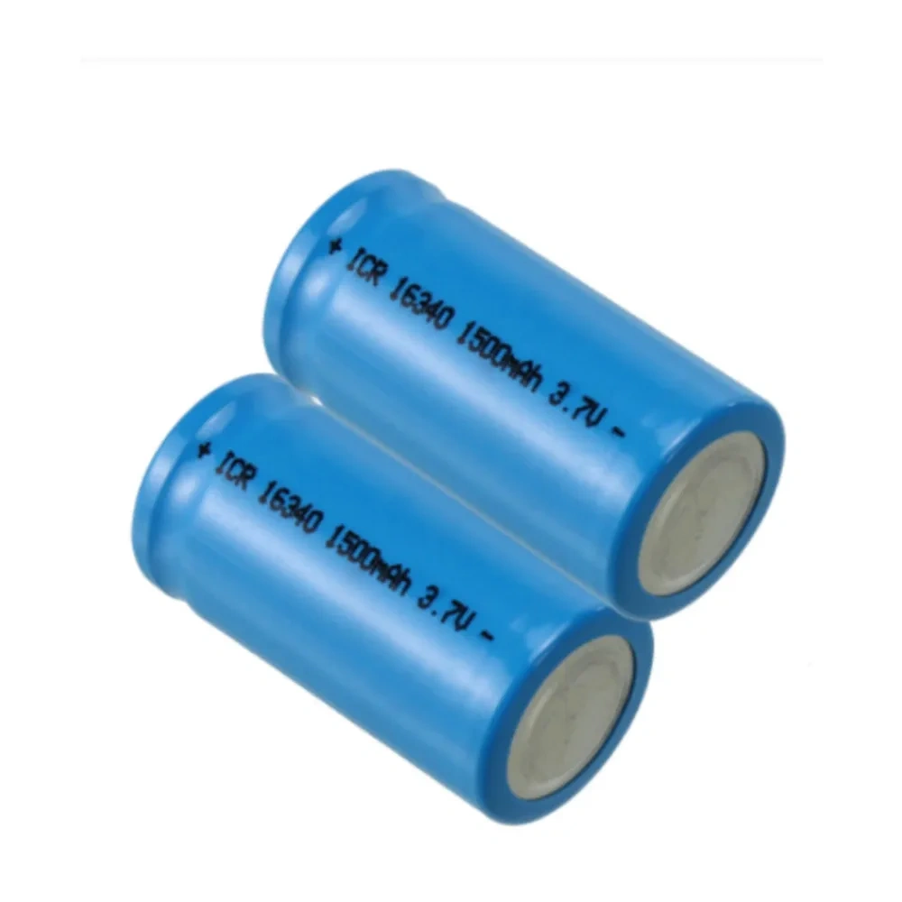 1500mAh 3.7V 16340 Rechargeable Batteries CR123A Battery LED Flashlight Travel Wall Charger For 16340 CR123A Li-ion Battery
