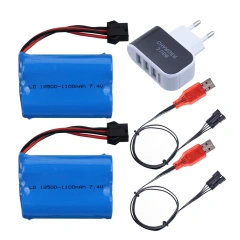 2B 2USB 1EU 18500