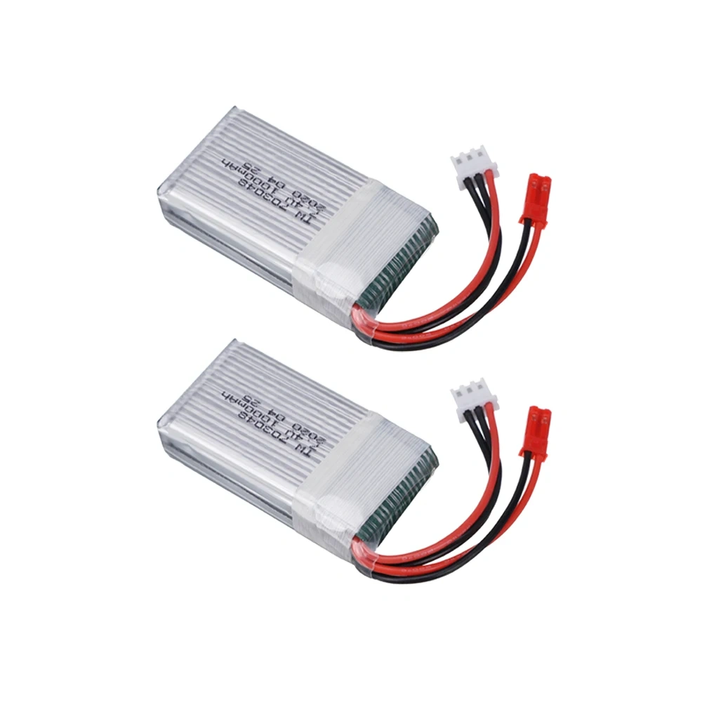 7.4V 1000mah 25C Lipo Battery For MJXRC X600 U829A U829X X600 F46 X601H JXD391 FT007 RC Quadcopter Drone Parts 2S 7.4v Battery