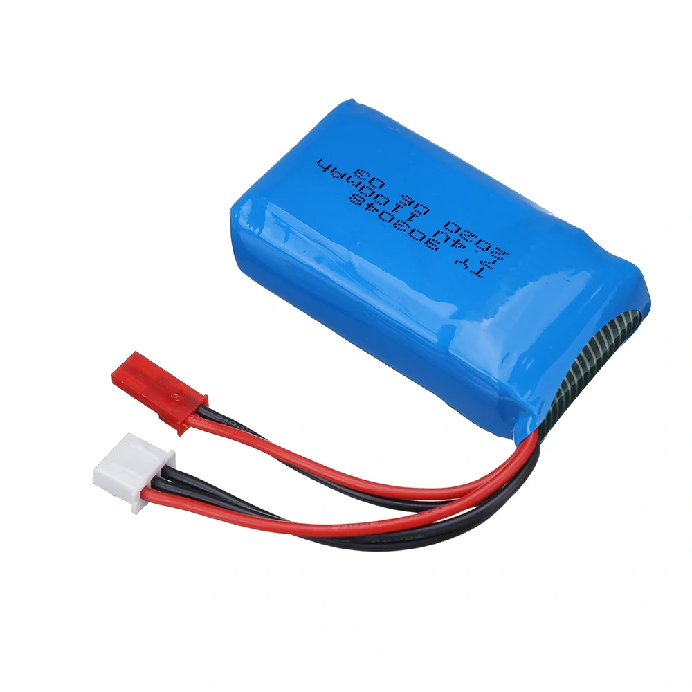 ( JST plug ) 7.4V 1100mAh Lipo Battery / USB Charger 903048 For WLtoys A949 A959 A969 A979 K929 1/18 Rc Car Parts