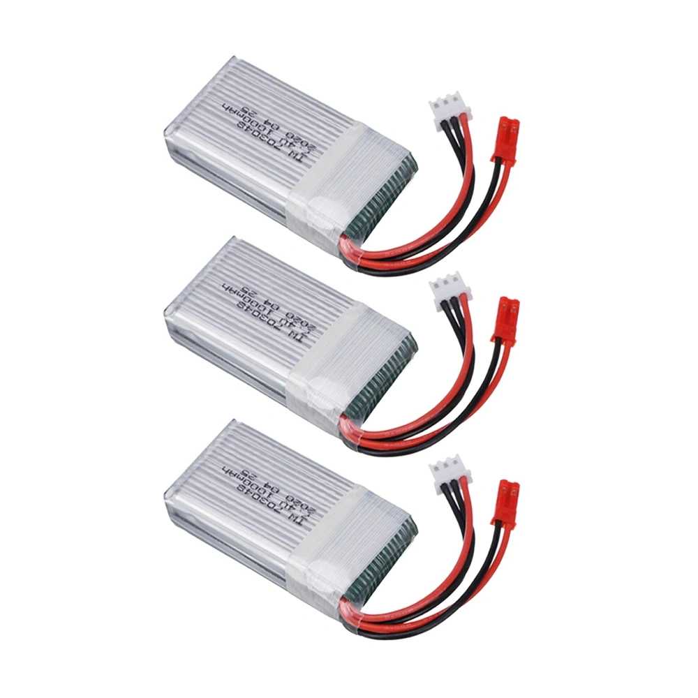 7.4V 1000mah 25C Lipo Battery For MJXRC X600 U829A U829X X600 F46 X601H JXD391 FT007 RC Quadcopter Drone Parts 2S 7.4v Battery