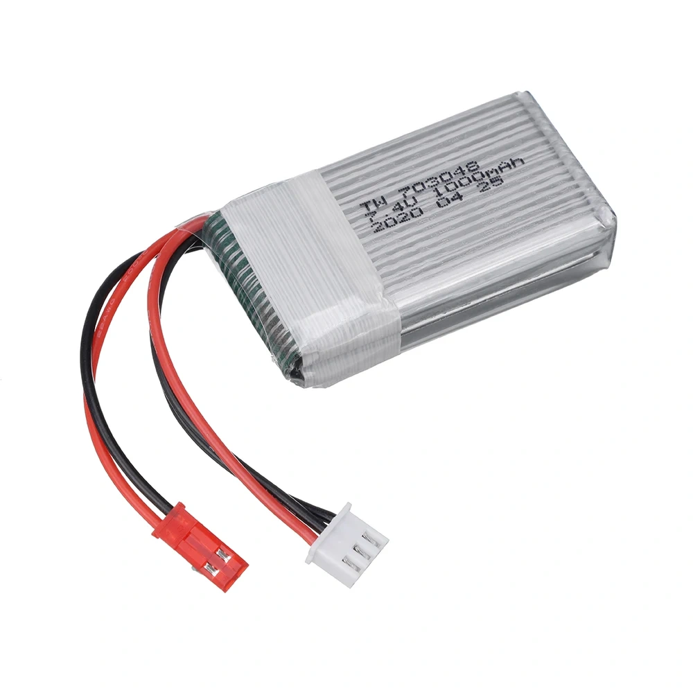7.4V 1000mah 25C Lipo Battery For MJXRC X600 U829A U829X X600 F46 X601H JXD391 FT007 RC Quadcopter Drone Parts 2S 7.4v Battery