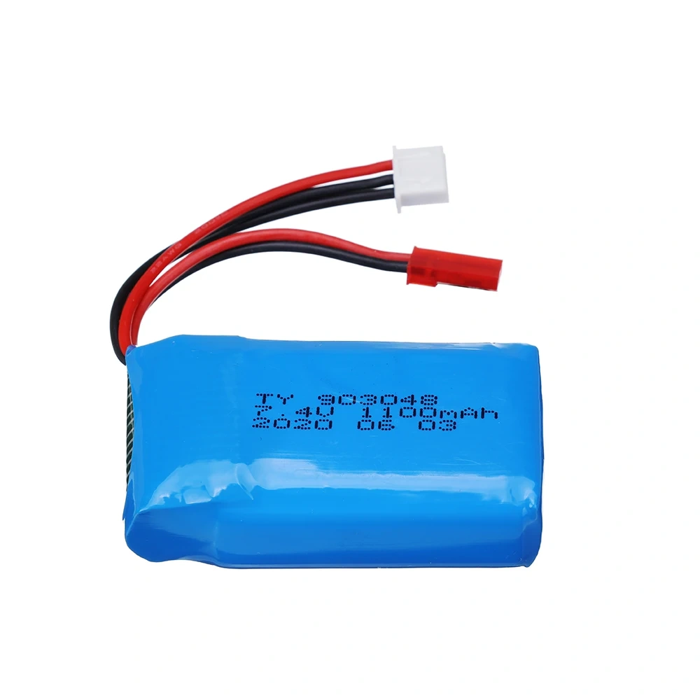 2S Battery For Wltoys A949 A959 A979 K929 1/18 Rc Car Battery 7.4V 1100mah A949-27 Parts for Wltoys RC Car Part
