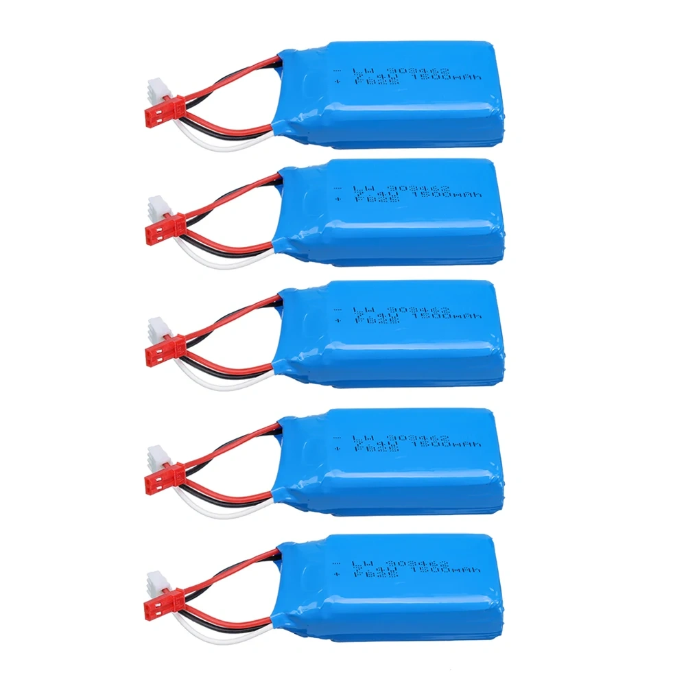 1 to 5pcs 7.4 V 1500mAh Lipo Batttery for Wltoys V913 L959 L969 L979 L202 L212 A959 Remote Control Car Trucks parts 2S battery
