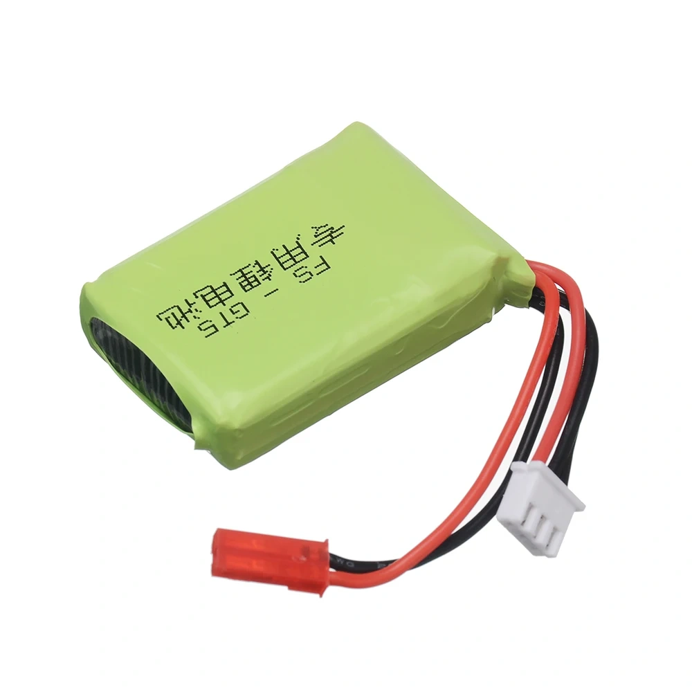 7.4V Battery Fits for Flysky FS-GT5 2.4G 6CH Transmitter RC Cars, 2S 7.4v 1600mah Lipo Battery With JST Plug For MC6C MCE7