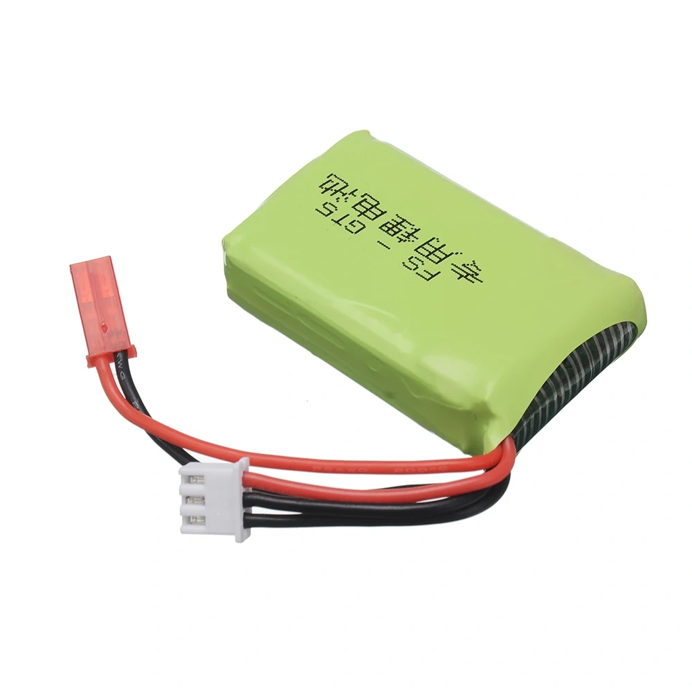 7.4V Battery Fits for Flysky FS-GT5 2.4G 6CH Transmitter RC Cars, 2S 7.4v 1600mah Lipo Battery With JST Plug For MC6C MCE7