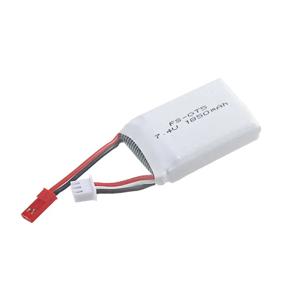 7.4V 1850mAh Battery With JST Plug For Flysky FS-GT5 Transmitter RC Models Parts Toys Accessories For MC6C MCE7 7.4v Battery