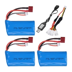 3Battery 1USB 1C
