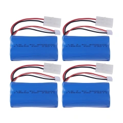 4Pcs Battery 4000mah