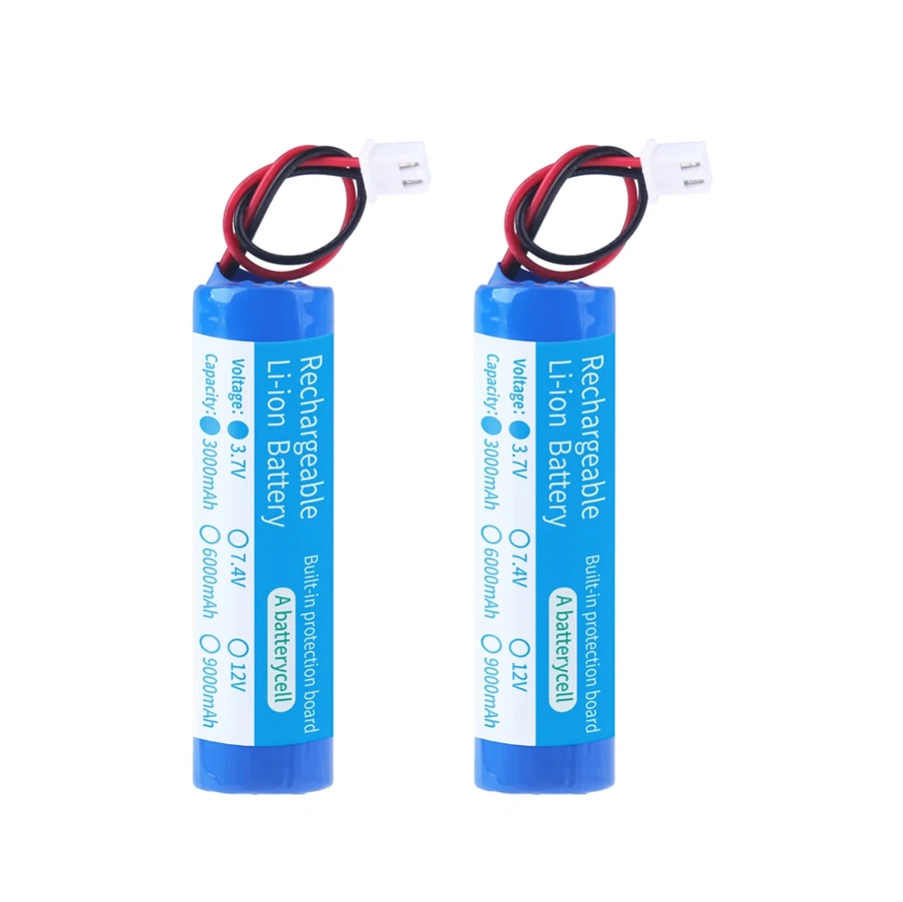 3.7/4.2V 18650 Lithium Battery Pack 3000mAh Fishing LED Light Bluetooth Speaker Emergency lamp batteries