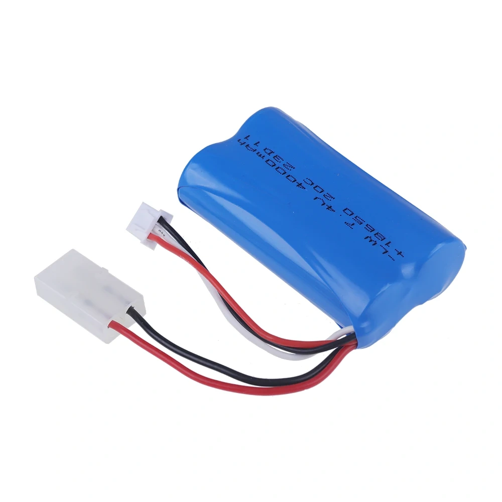 18650 Battery with Tamiya Plug Upgrade 4000mAh 7.4V Li-ion Batery 2S for Remote Control Helicopter Car Trucks Tanks Boats Parts