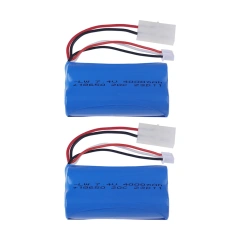 2Pcs Battery 4000mah
