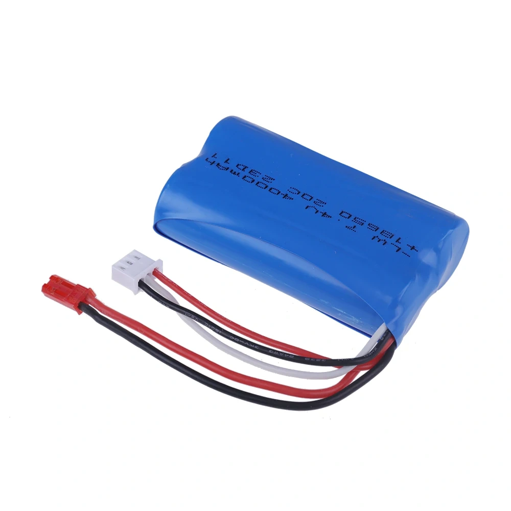 (JST PLUG) 18650 2S 7.4V 4000mAh Li-ion Battery for UDIRC UD1601 UD1602 UD1604 UD1607 SG1603 SG1604 RC Flat Sports Car Toys​