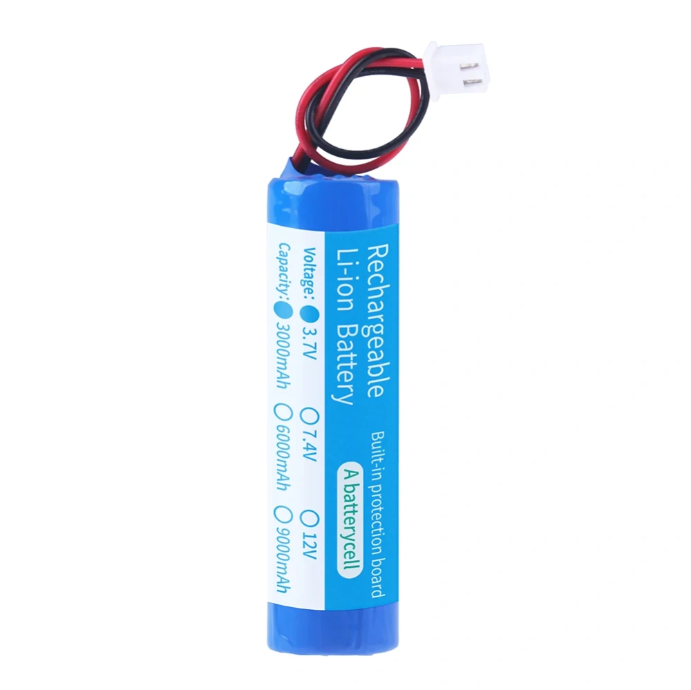 3.7/4.2V 18650 Lithium Battery Pack 3000mAh Fishing LED Light Bluetooth Speaker Emergency lamp batteries