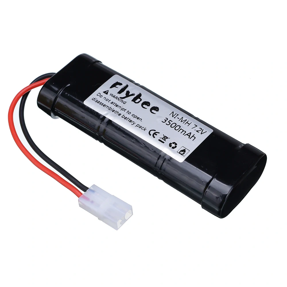 FLYBEE 7.2V 3500mAh Ni-MH Battery Pack Tamiya Plug High Capacity SC*6 Cells for RC Control Car Toys Battery