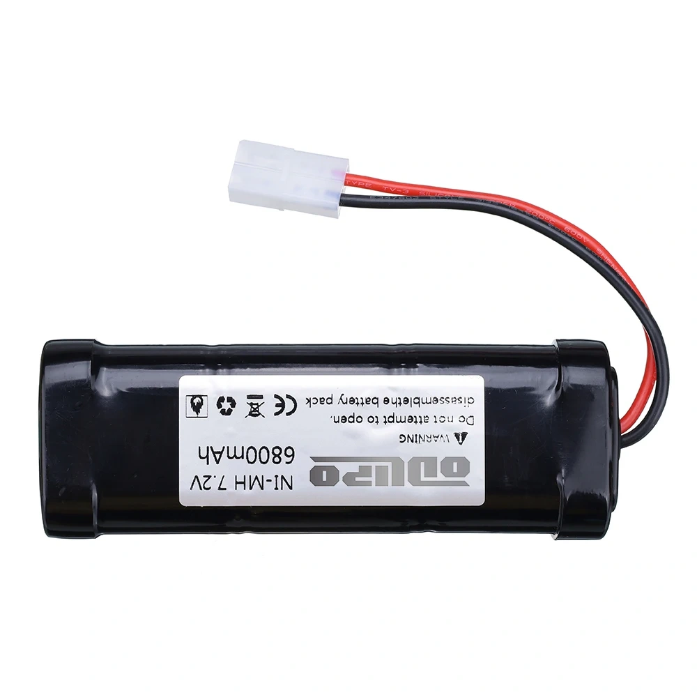7.2V 6800mAh NiMH Replacement RC Battery with Tamiya Discharge Connector for RC Toys Racing Cars Boat Aircraft