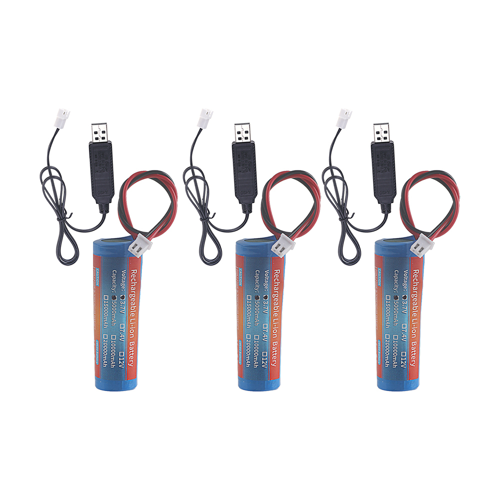 3.7V 18650 5000mah with wiresLithium ion rechargeable Battery for Flashlight Bluetooth speaker Hair Clipper Led Light Toy Car