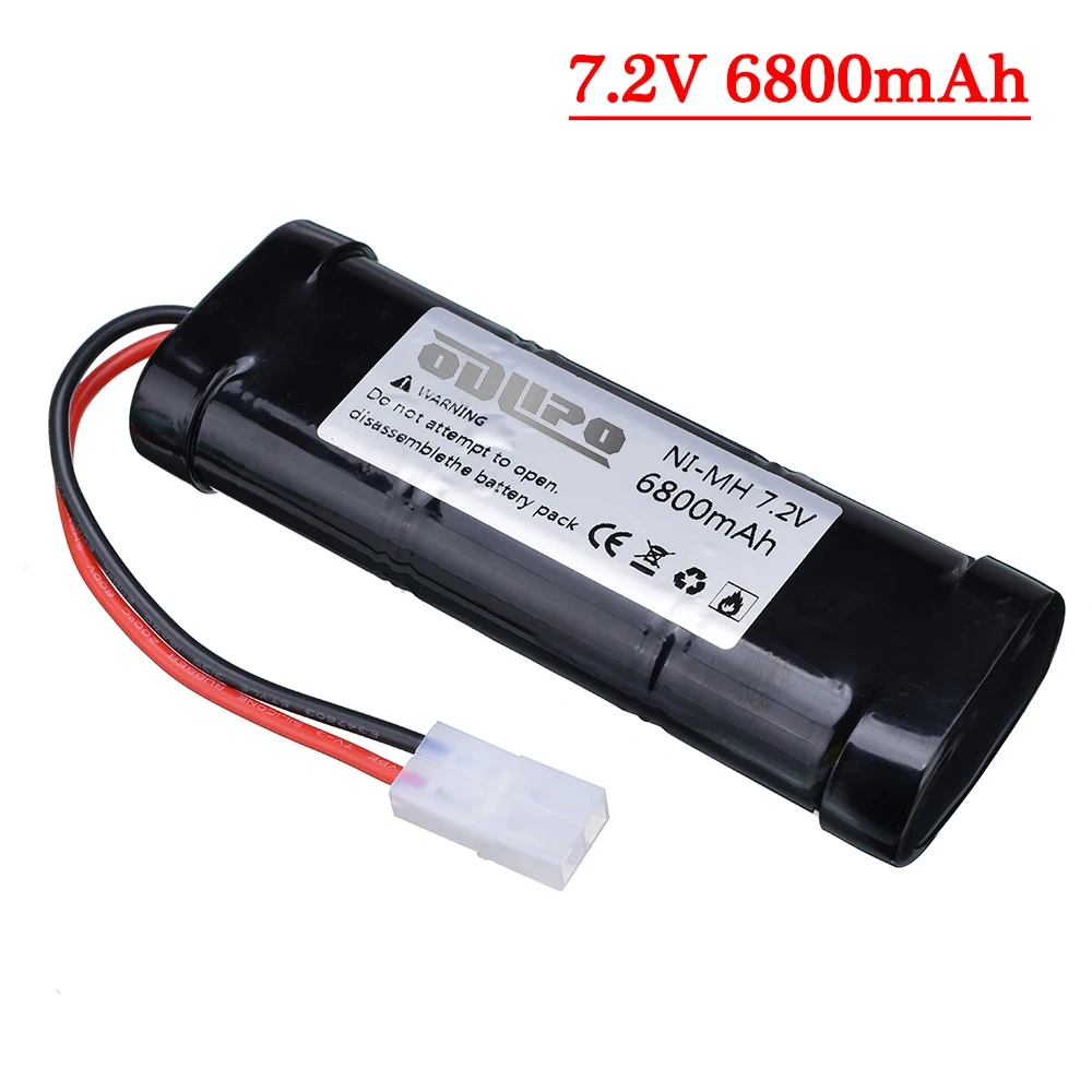 SC Ni-MH Battery for RC Toys 1/16 Tank Car Airplane Helicopter with Tamiya Connectors 7.2v 3500mAh 5000mAh 6800mah Battery