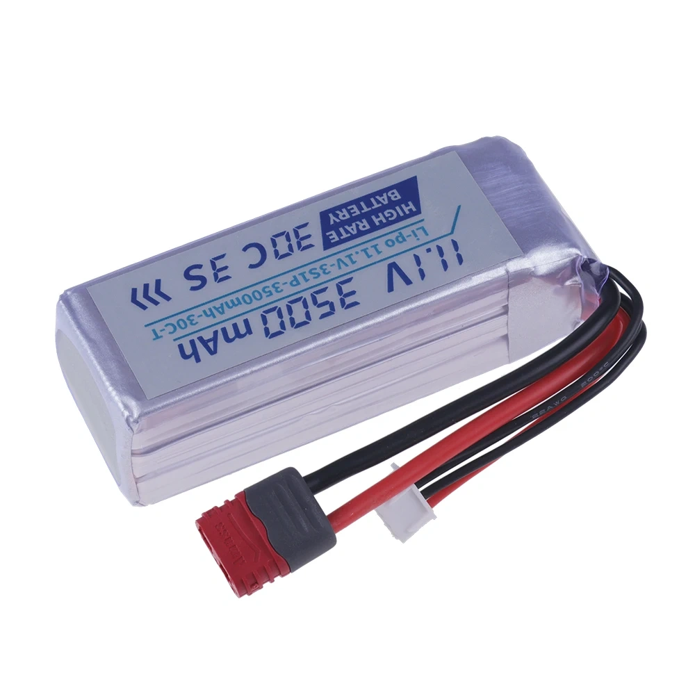 3S 11.1V 2200mah / 3500mah 30C HIGH RATE BATTERY For MJX Hyper Go 16207 16208 16209 16210 1/16 RC Racing Car Truck Drone