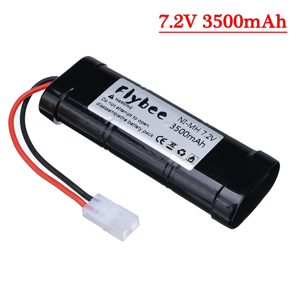 SC Ni-MH Battery for RC Toys 1/16 Tank Car Airplane Helicopter with Tamiya Connectors 7.2v 3500mAh 5000mAh 6800mah Battery