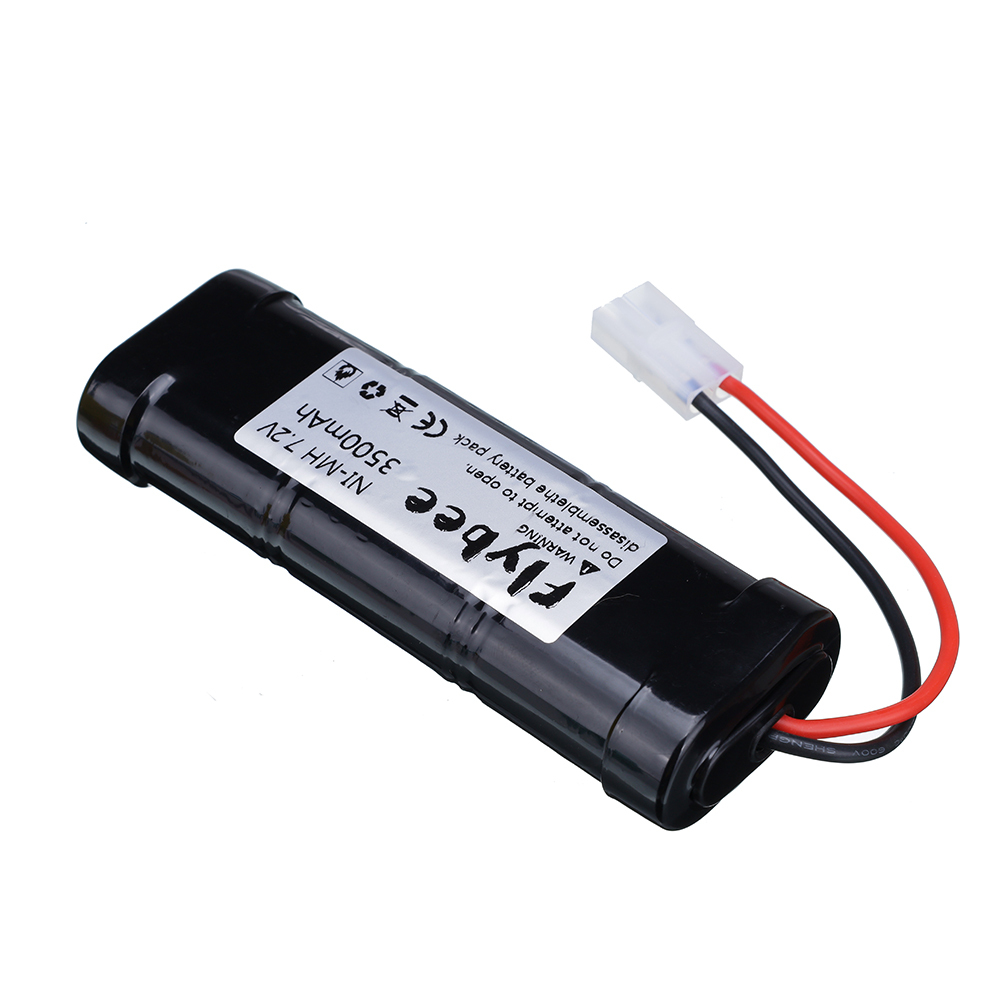 7.2V 3500mAh Ni-MH Battery Pack with Tamiya Plug High Capacity SC*6 Cells for Toys 1/16 Tank Car Airplane Helicopter Battery
