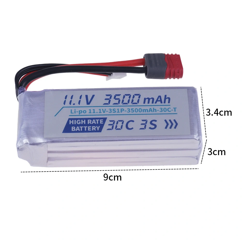 3S 11.1V 2200mah / 3500mah 30C HIGH RATE BATTERY For MJX Hyper Go 16207 16208 16209 16210 1/16 RC Racing Car Truck Drone