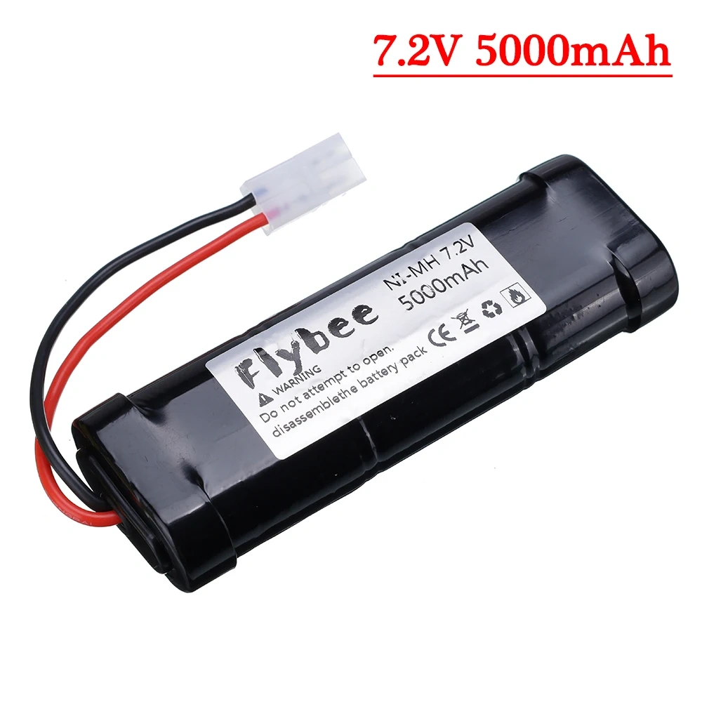 SC Ni-MH Battery for RC Toys 1/16 Tank Car Airplane Helicopter with Tamiya Connectors 7.2v 3500mAh 5000mAh 6800mah Battery