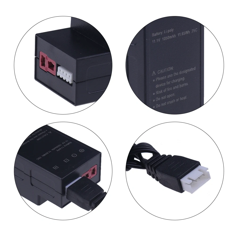 Original For MJX Hyper Go H16H H16E 16207 16208 16209 16210 Brushless 1/16 RC truck parts 2S 7.4V /3S 11.1V 1050mAh Lipo battery