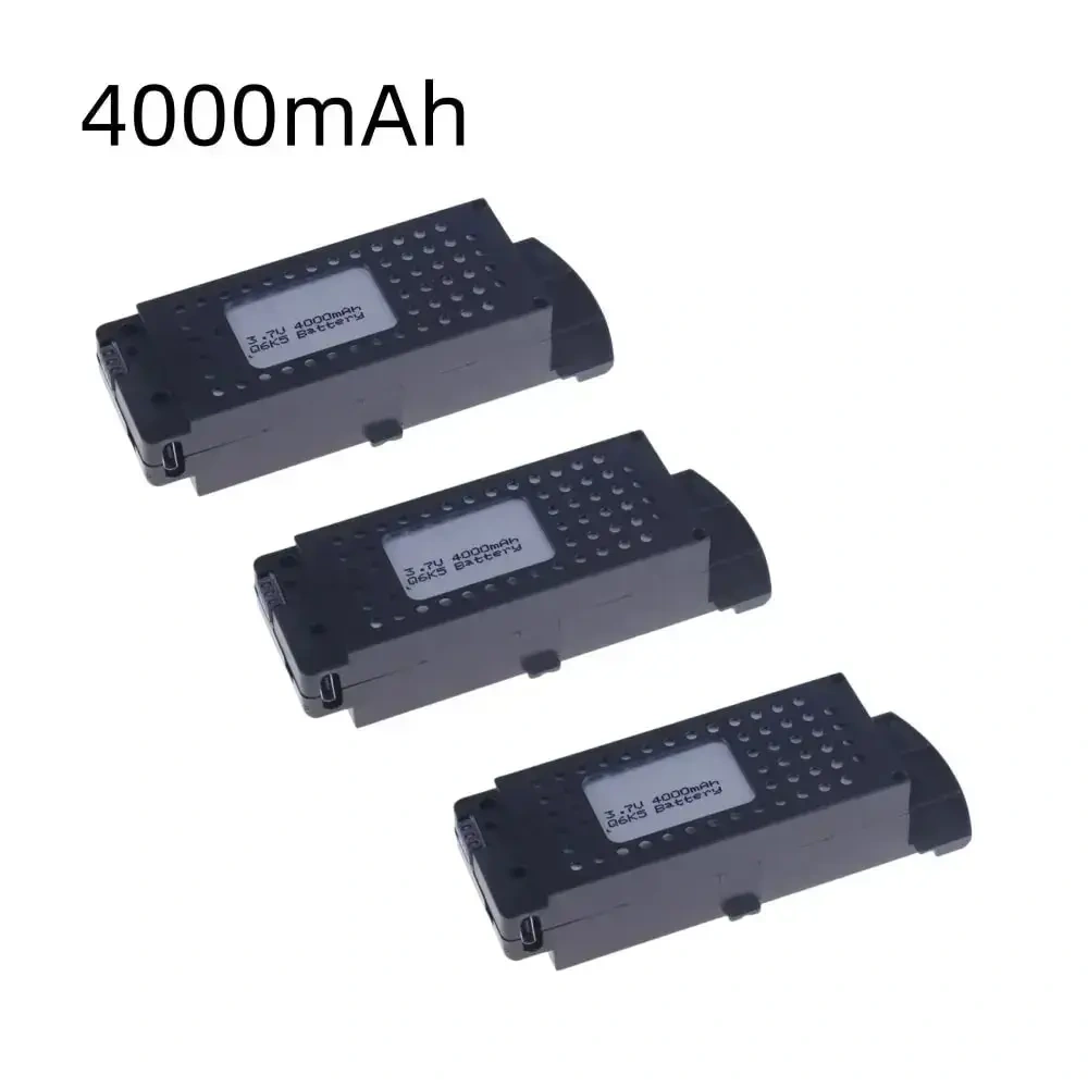 Q6 Drone 3.7V 4000mAh Rechargeable Battery and Charger For Q6 G6 S6 T6 K5 RC Quadcopter Spare Parts For G6 Pro 3.7V Lipo Battery