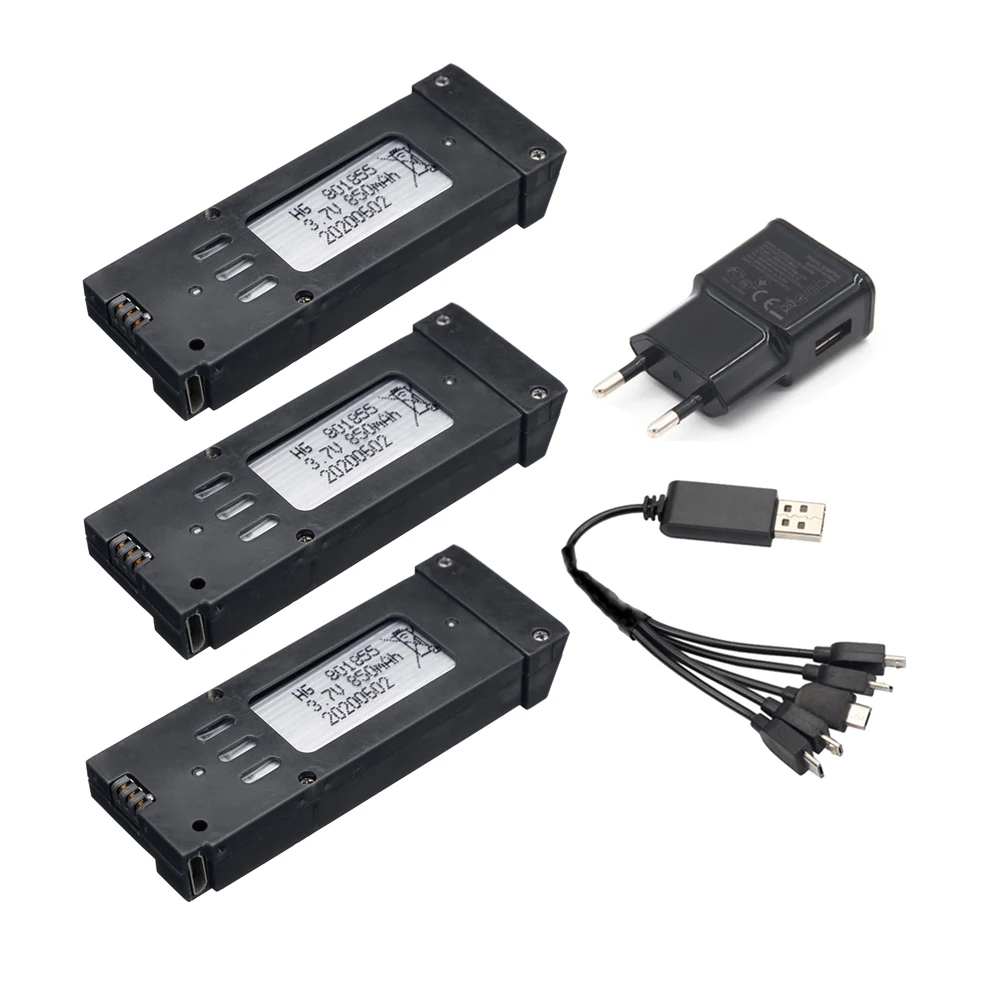 Upgrade Version 3.7V 850mah Lipo Battery for Eachine E58 JY019 S168 L800 X Pro Remote Control Drone Quadcopter