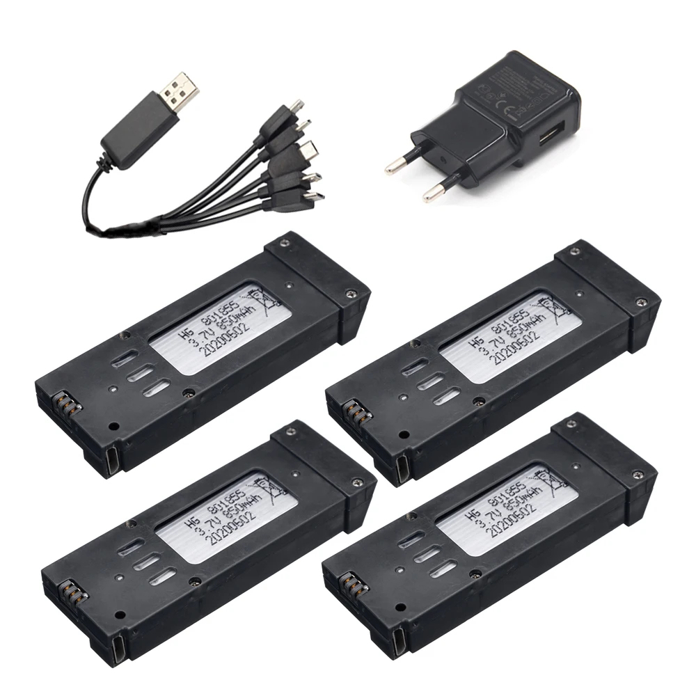 Upgrade Version 3.7V 850mah Lipo Battery for Eachine E58 JY019 S168 L800 X Pro Remote Control Drone Quadcopter