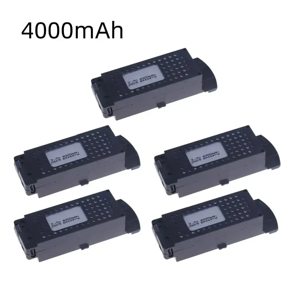 Q6 Drone 3.7V 4000mAh Rechargeable Battery and Charger For Q6 G6 S6 T6 K5 RC Quadcopter Spare Parts For G6 Pro 3.7V Lipo Battery