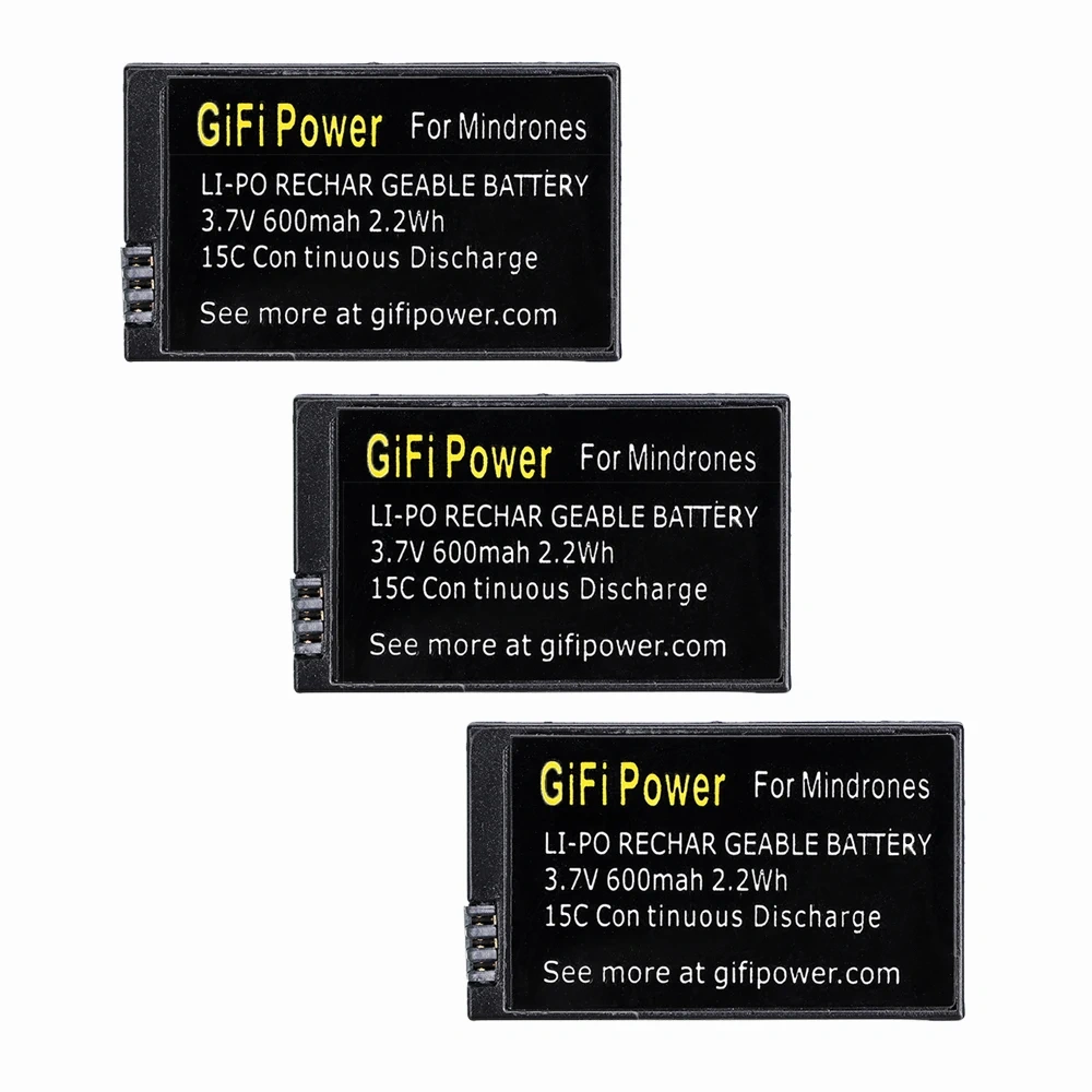 3.7V Replacement Drone Battery For Parrot MiniDrones Mambo Jumping Sumo&Rolling Spider 3.7V 600mah Lipo Rechargeable Battery