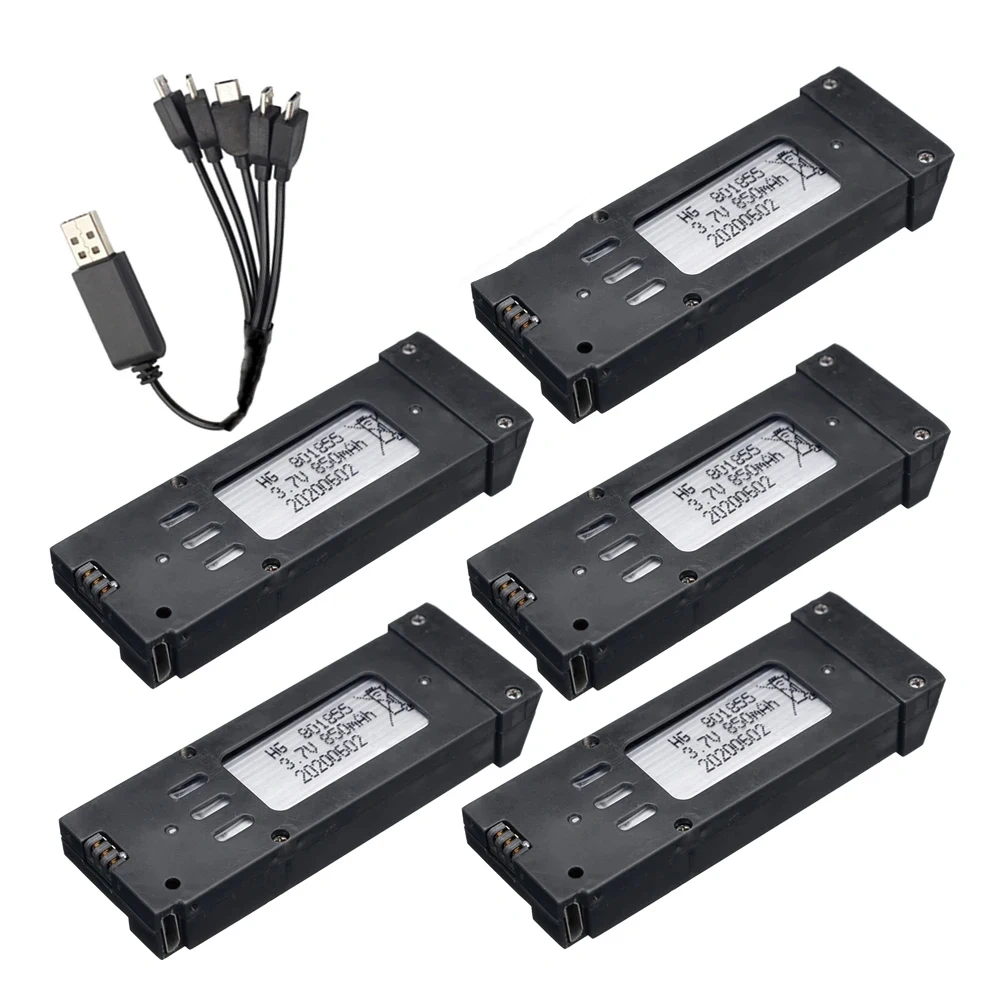 3.7V 850mAh RC Drone Battery for E58 E68 L800 S168 JY019 998PRO RC Quadcopter UAV Drones Spare Battery