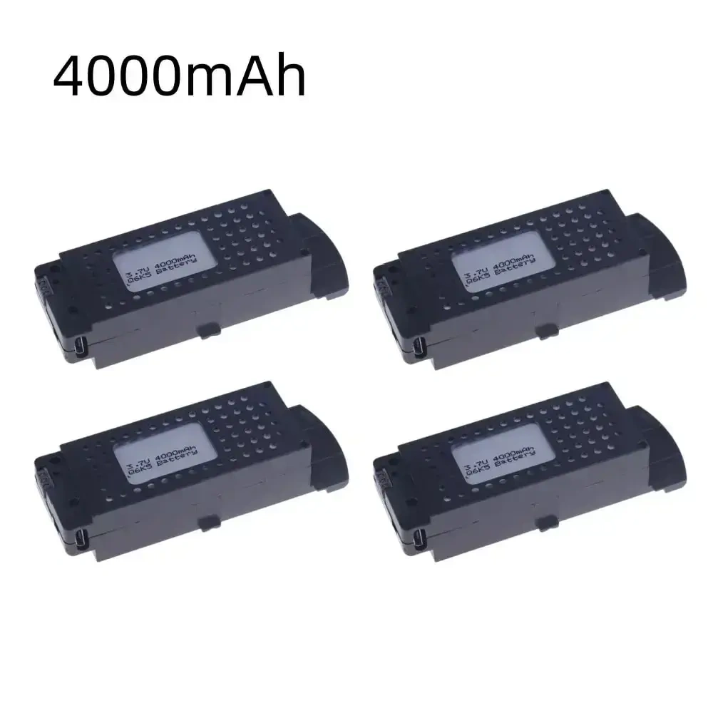 Q6 Drone 3.7V 4000mAh Rechargeable Battery and Charger For Q6 G6 S6 T6 K5 RC Quadcopter Spare Parts For G6 Pro 3.7V Lipo Battery
