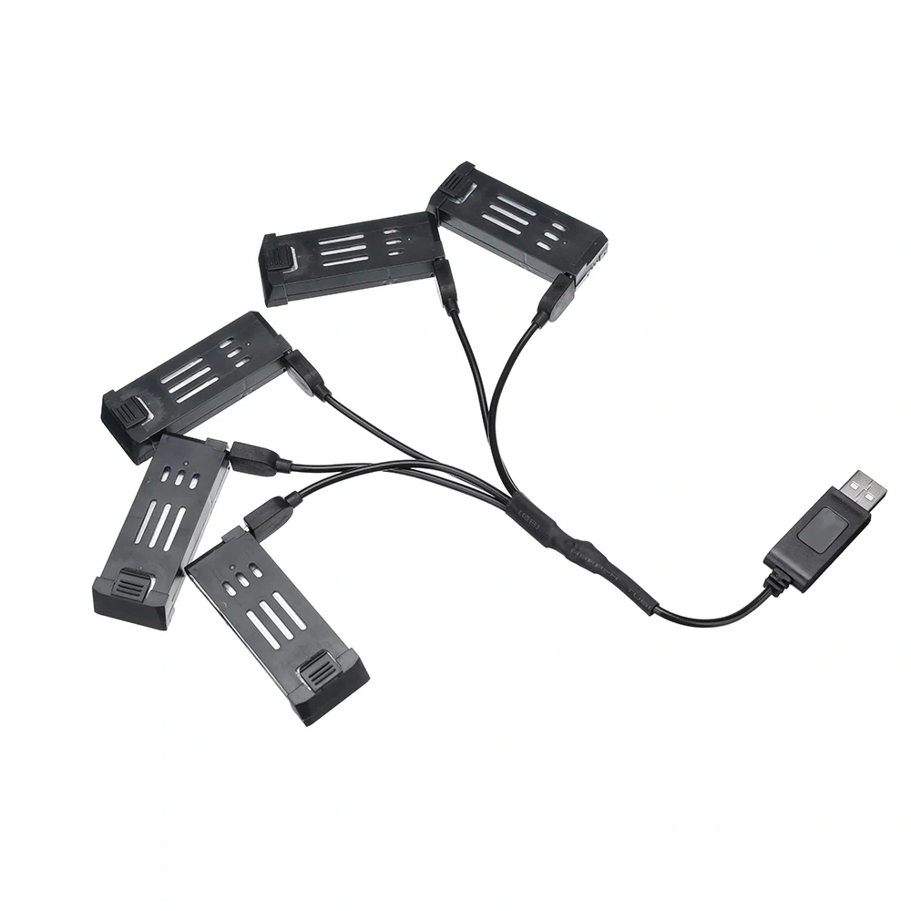 3.7V RC Drone Lipo Battery for E58 JY019 S168 RC Quadcopter Spare Parts 850mAh 3.7V Battery Charger Sets For E58 drone