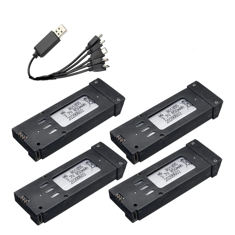 3.7V 850mAh RC Drone Battery for E58 E68 L800 S168 JY019 998PRO RC Quadcopter UAV Drones Spare Battery